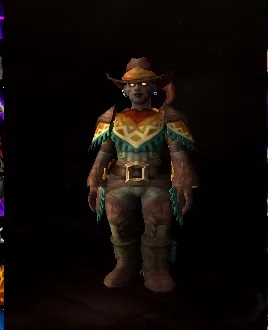 Holy's in-game character